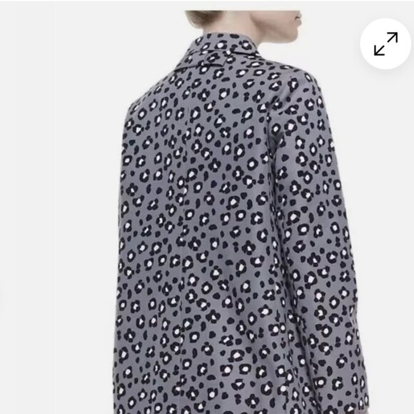 Kate Spade Cyber Cheetah Feti Coat Sz M, worn once! - Picture 2 of 10